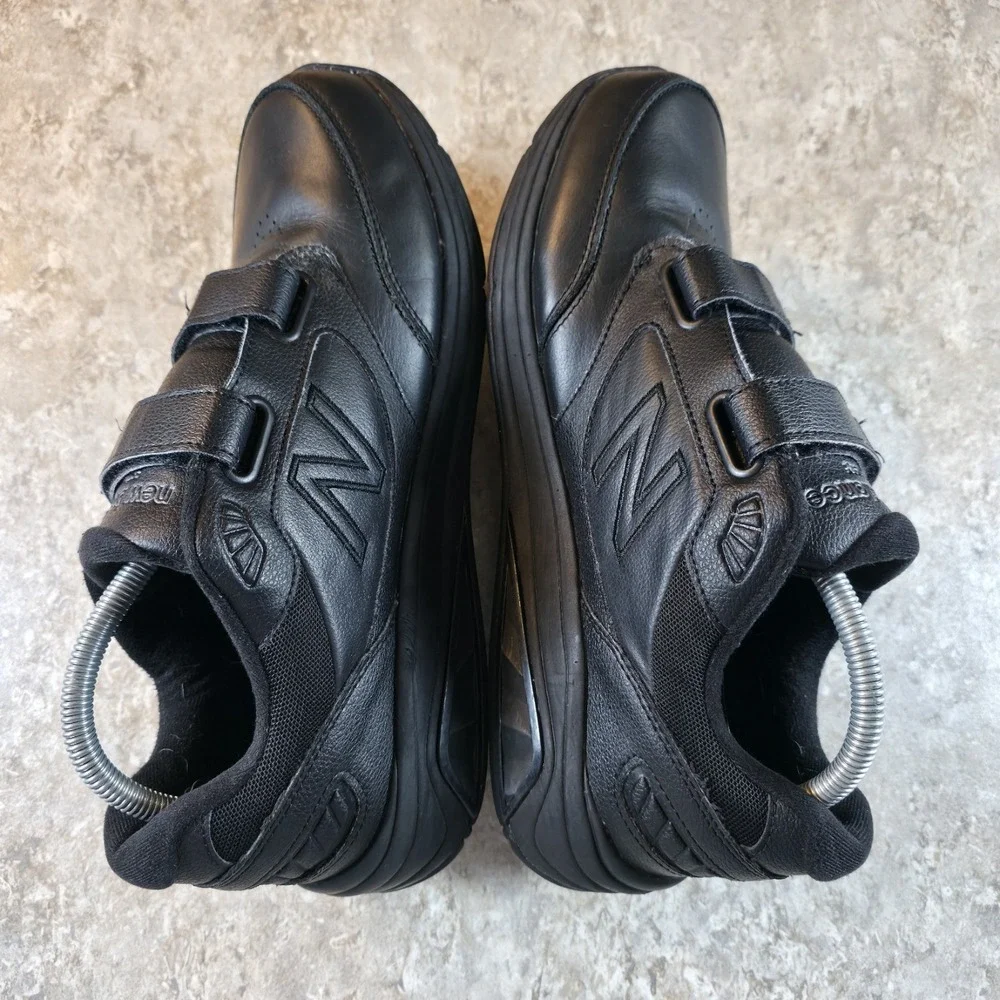 New Balance 928 V3 Mens Size 10.5 Triple Black Hook & Loop Sneaker Shoes Strap
